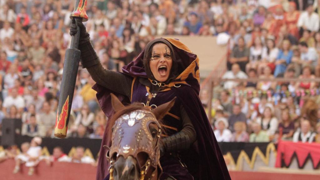 Torneo medieval en la Feira Franca. Imagen: Concello de Pontevedra