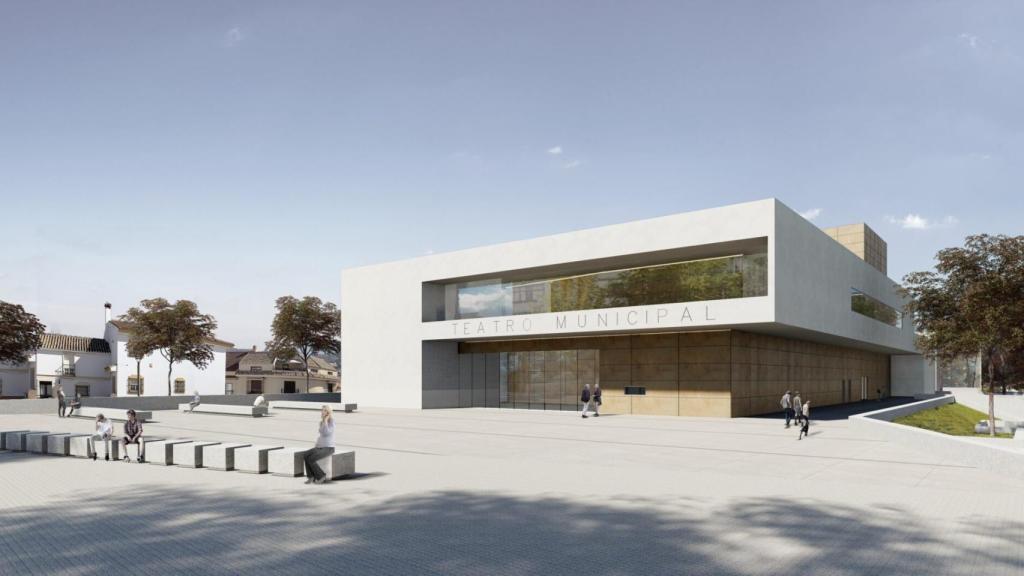 Otra infografía del diseño del nuevo teatro.