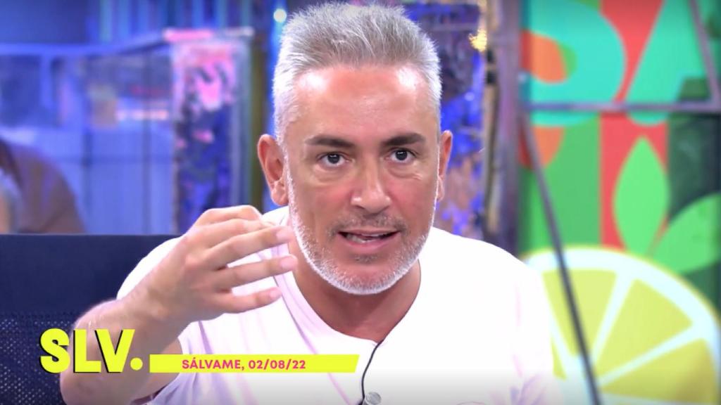 Kiko Hernández en 'Sálvame'.