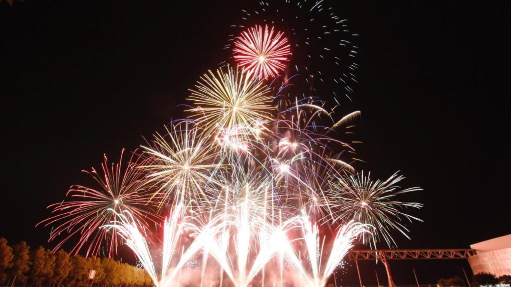 Los fuegos artificiales inauguraron la Feria
