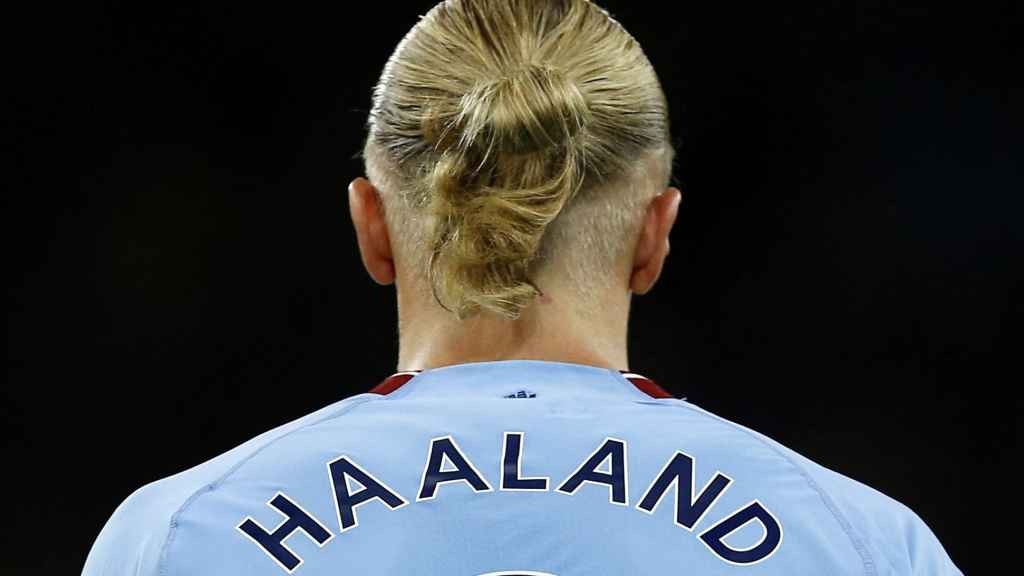 Erling Haaland, con el Manchester City