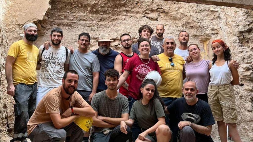 Equipo científico de la excavación.