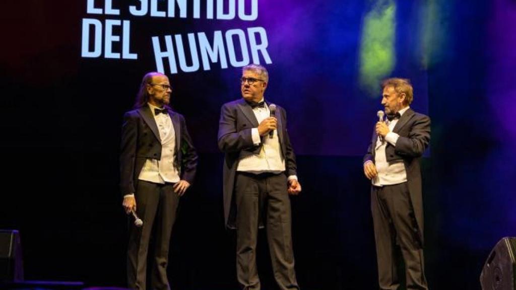 Espectáculo Santiago Segura, José Mota y Florentino Fernández.