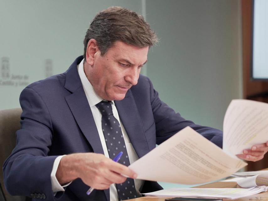 El consejero de Economía y Hacienda y portavoz, Carlos Fernández Carriedo