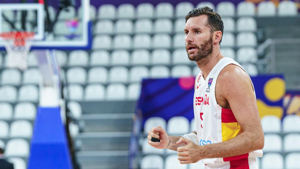 Rudy Fernández durante el Eurobasket 2022