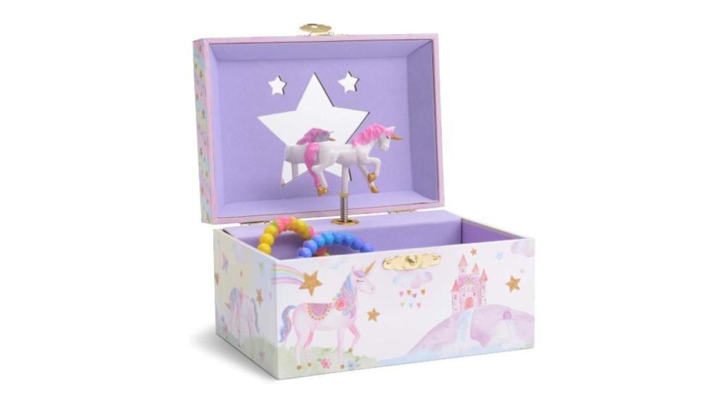 Joyero para niña musical con unicornio