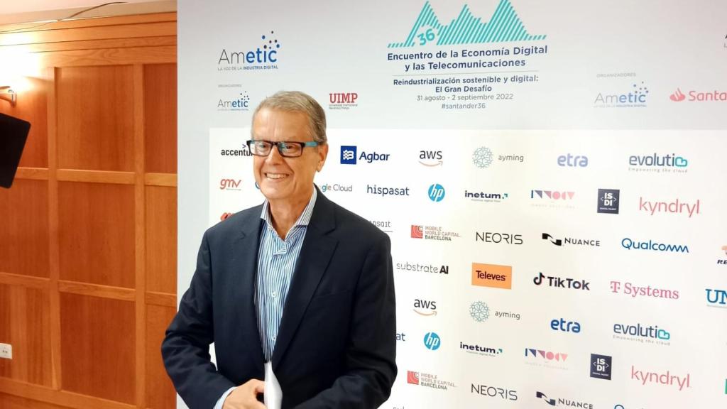 Roberto Sánchez, secretario de Estado de  Telecomunicaciones e Infraestructuras Digitales, en el 36º Encuentro de la Economía Digital y las Telecomunicaciones organizado por Ametic.