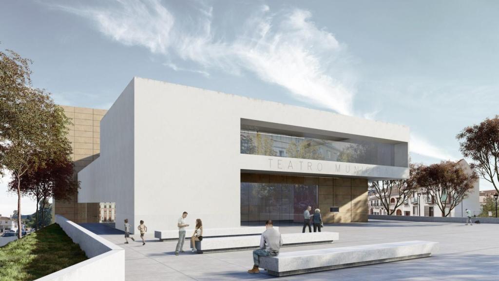Diseño del nuevo teatro de Alhaurín de la Torre, en Málaga.