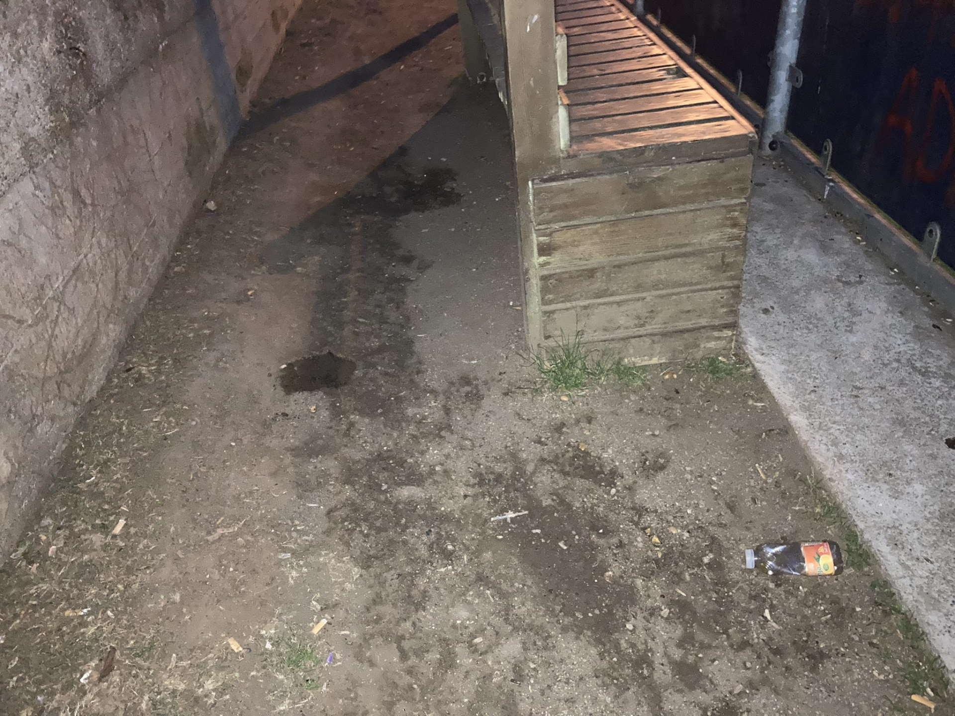 Alrededores de la pista deportiva del parque de Santa Margarita