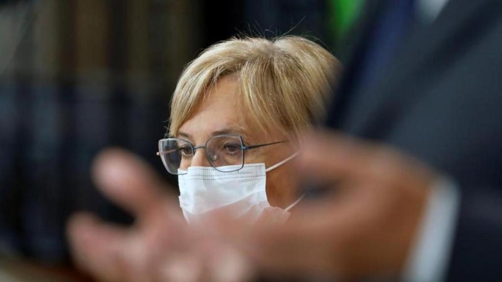 Ana Barceló, en una comparecencia junto a Ximo Puig, en imagen de archivo.