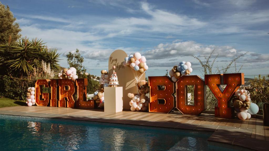 'Baby shower' de revelación del sexo del bebé.
