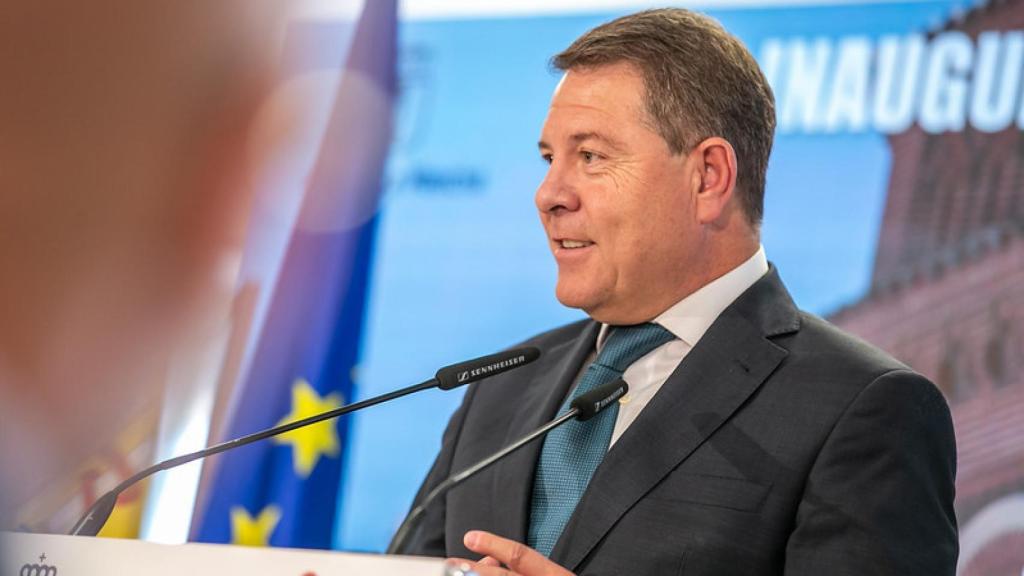 Un momento de la intervención de García-Page.