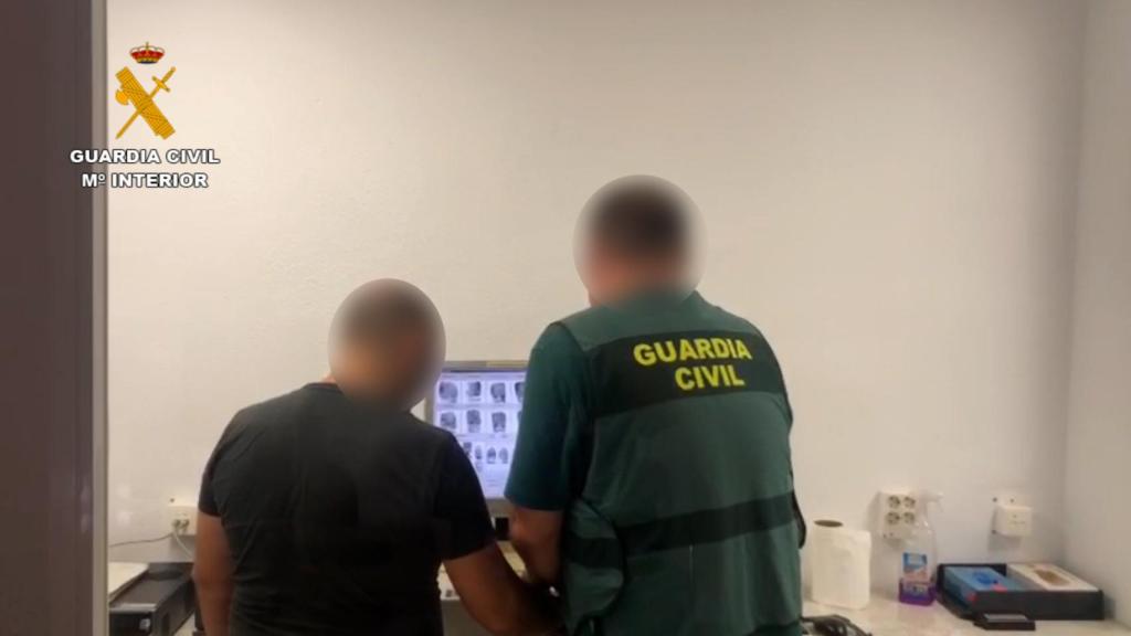 El hombre, en dependencias de la Guardia Civil.