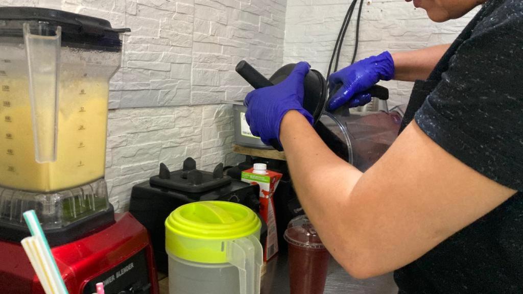 Así es como se elaboran los zumos.