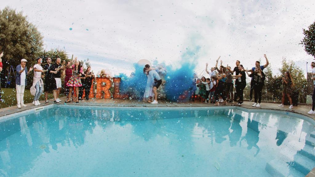 'Baby shower' de revelación del sexo del bebé.