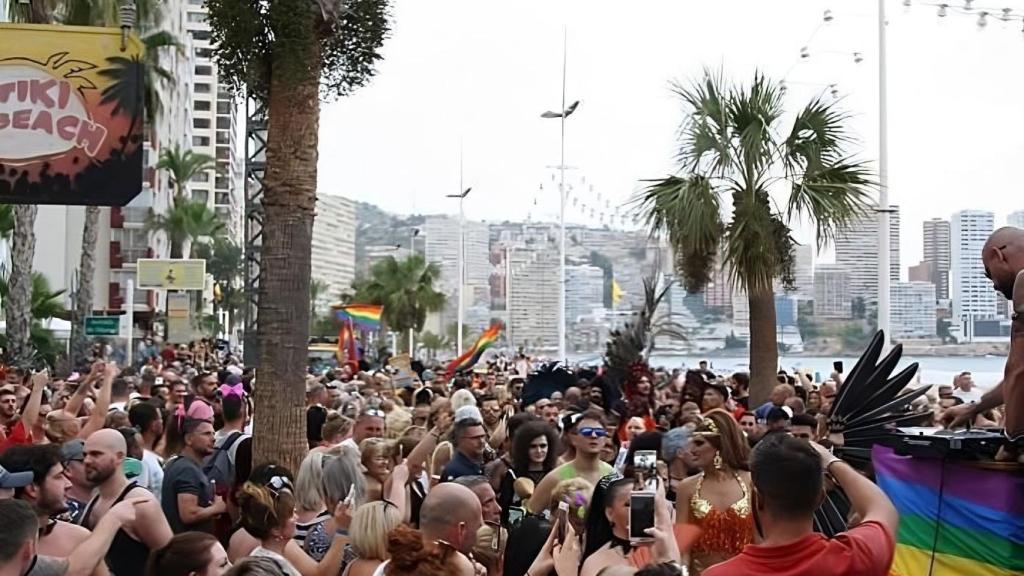 Benidorm Pride despedirá las fiestas del Orgullo en Europa, en la imagen en una edición anterior.
