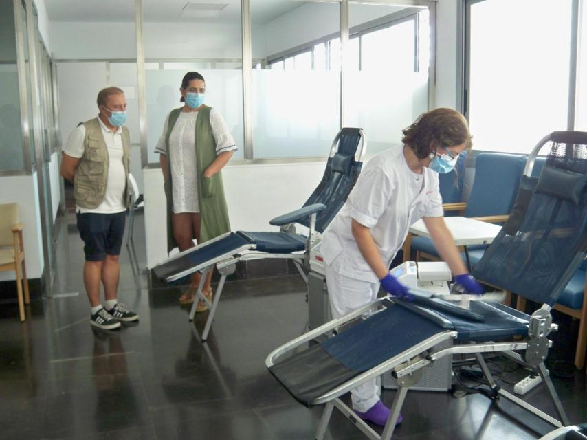 Imagen de archivo de un centro de donación de sangre.