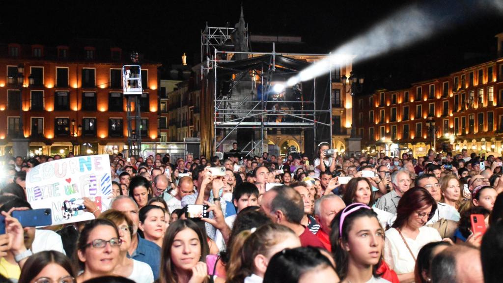 Imagen del concierto de Edurne del pasado viernes