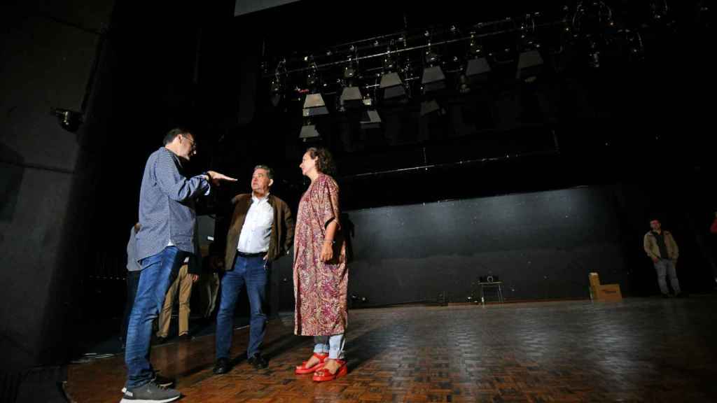 Visita de Lores al Teatro Principal.