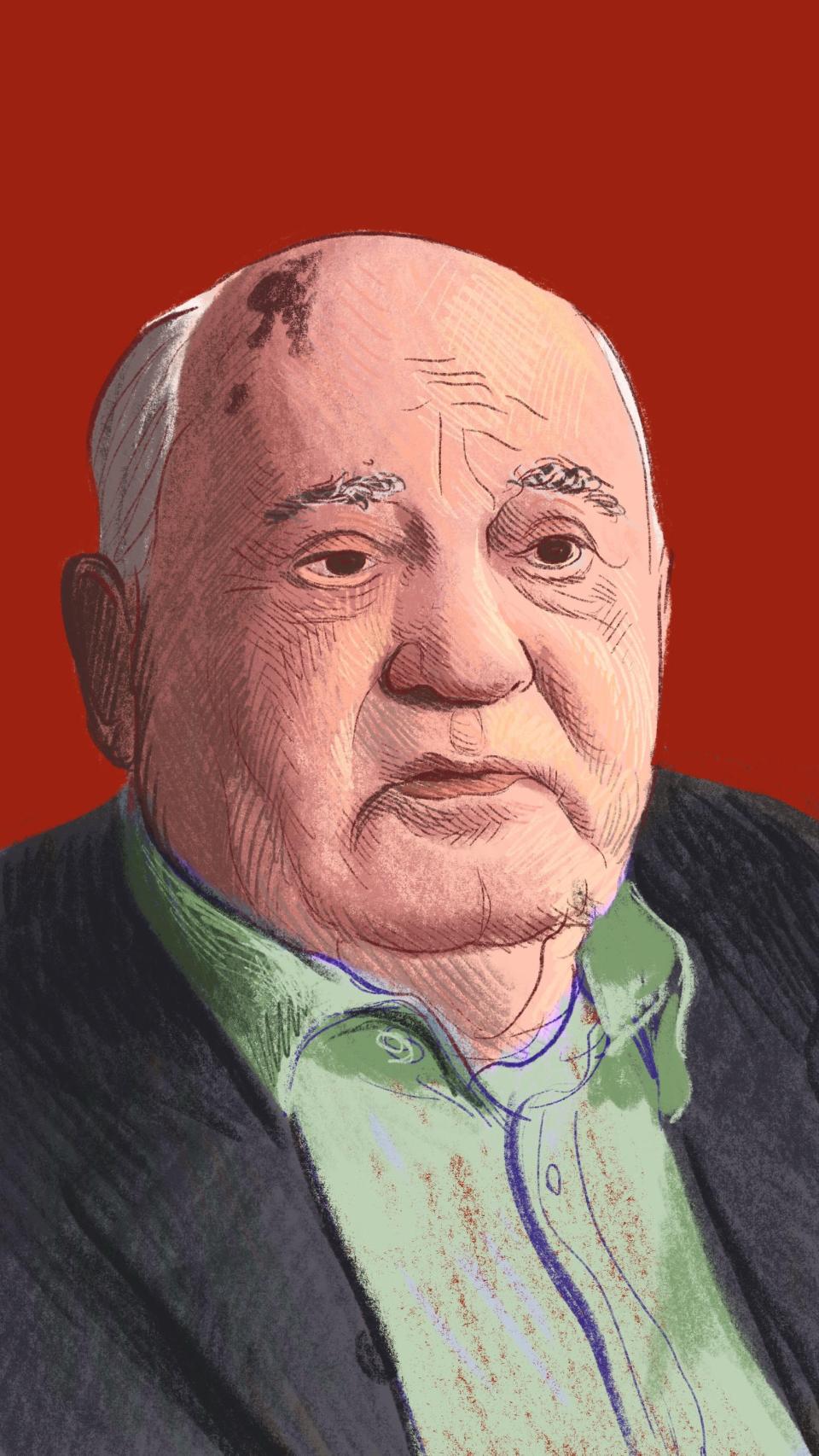 Mijail Gorbachov.