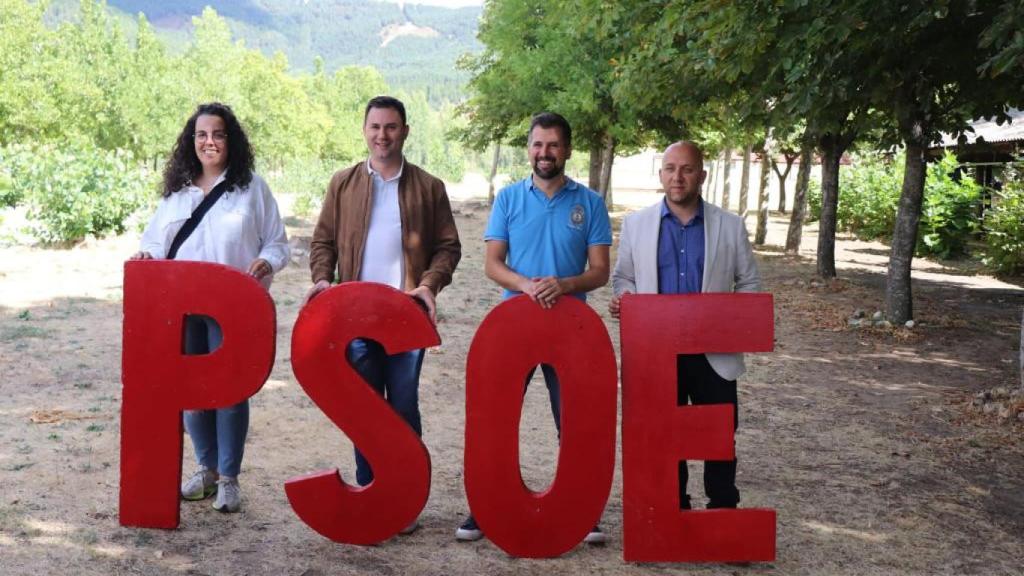 Tudanca en Fiesta de la Rosa del PSOE en Boñar