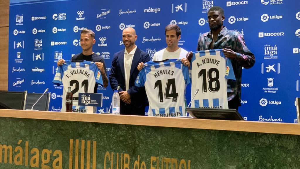 Presentación de las últimas tres incorporaciones.