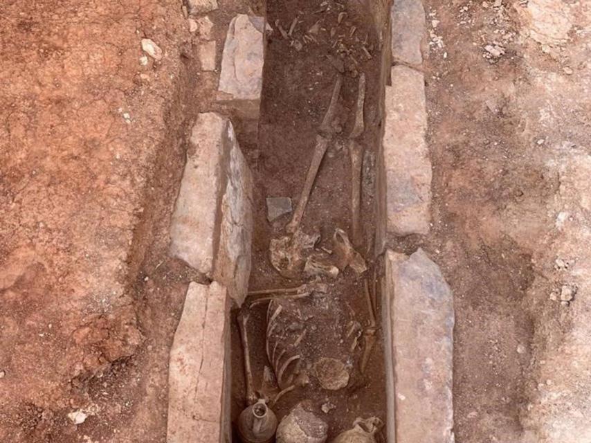 Necrópolis visigoda de Villamayor de Calatrava (Ciudad Real). Foto: Ayuntamiento