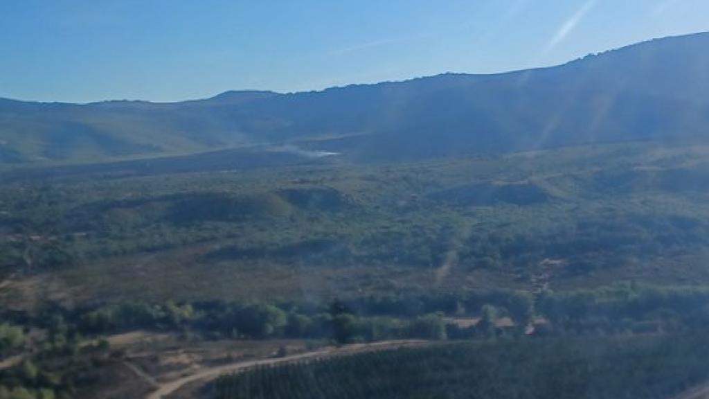 Incendio del campo de tiro del Teleno