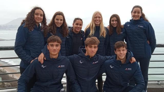 Emma Carrasco, Carla Carrón, Cristina Ciobanu, María Ramos, Jimena Ruiz, Estella Llum Tonrath, Nacho Campos, Guillermo Carrey y Carlos Garach.