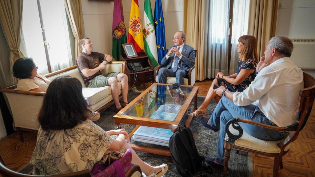 Imagen del encuentro con Pablo Arrabal.