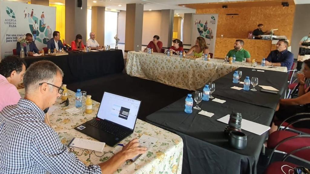 Un instante en la presentación del programa.