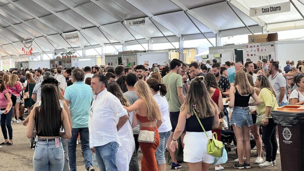 Las casetas regionales de las Ferias y Fiestas de la Virgen de San Lorenzo, en Valladolid.