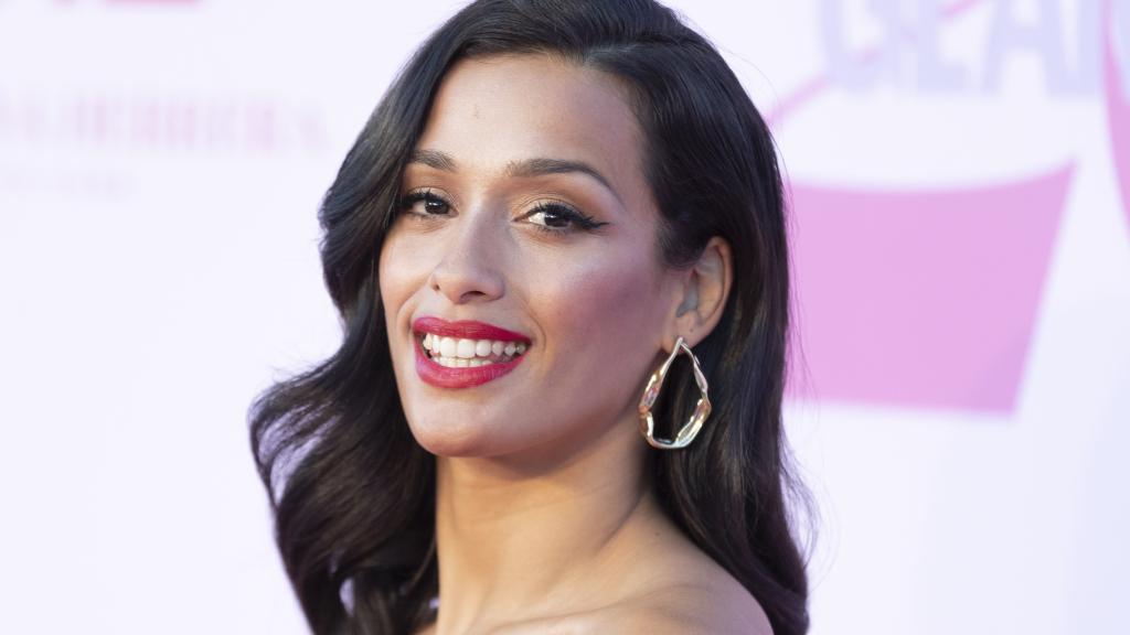 La cantante Chanel, en un photocall en Madrid.