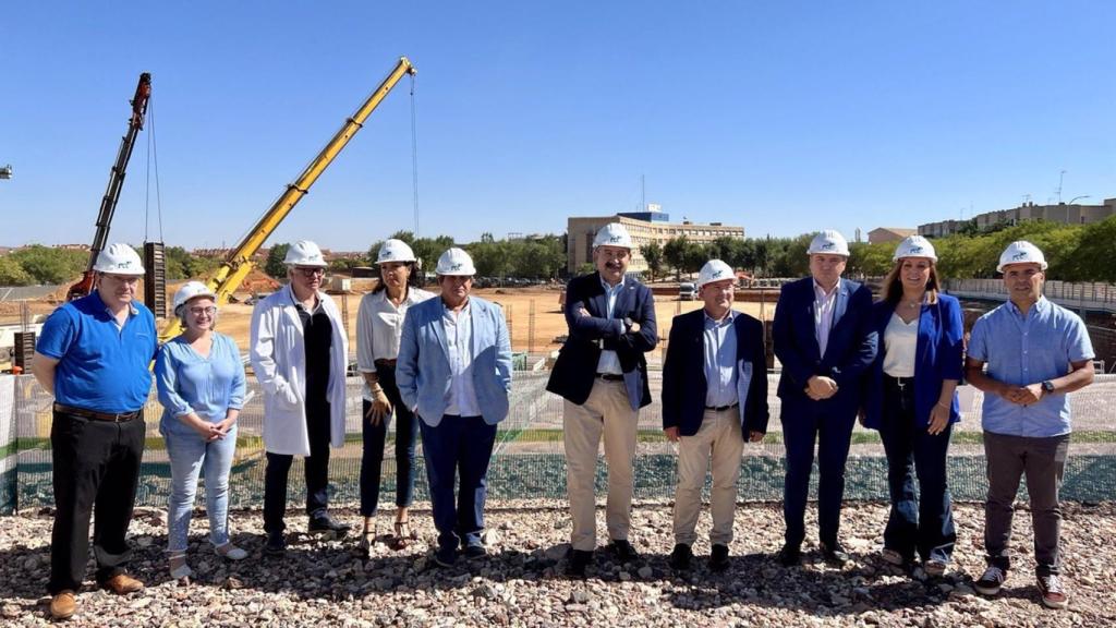 Así marchan las obras de construcción del futuro hospital de Puertollano