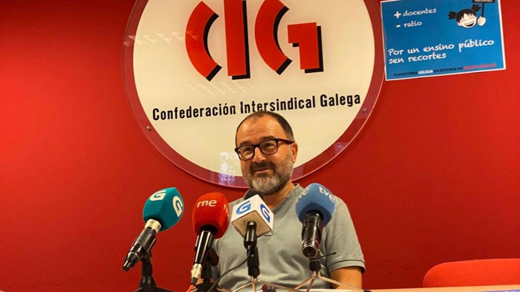 El secretario nacional de CIG-Ensino, Suso Bermello