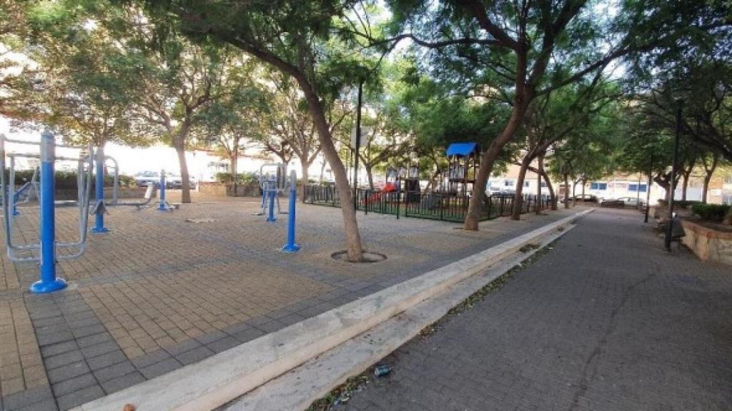 Estado actual de la Plaza Aurelio Gomollón.