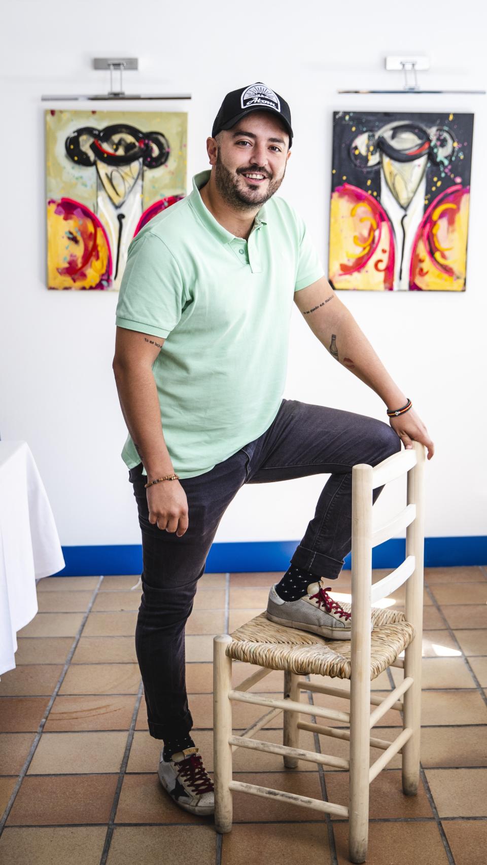 El empresario Aarón Guerrero en una fotografía tomada en 2020.