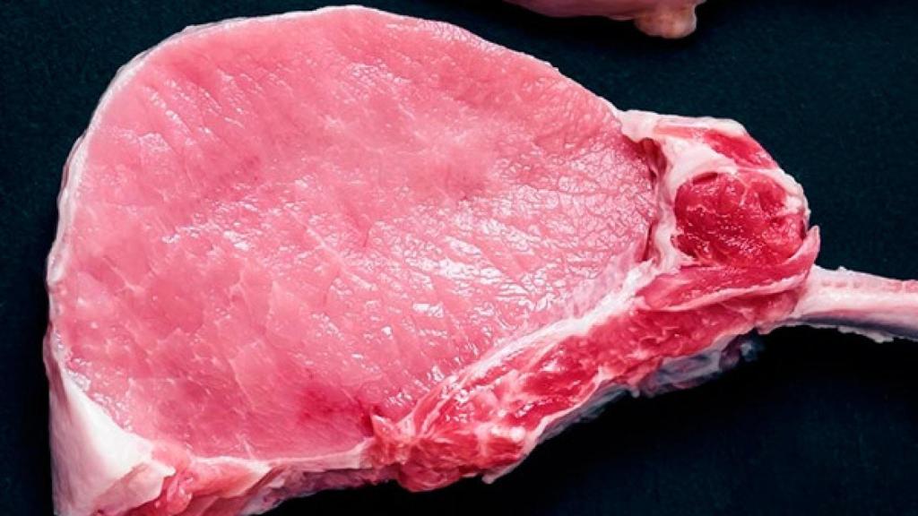 Una chuleta de cordero.