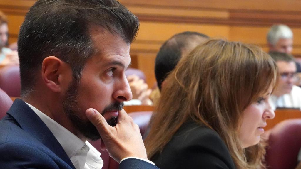 Tudanca en el primer pleno de las Cortes de Castilla y León en este periodo de sesiones