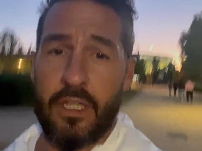 El Chef Peña denunciando lo ocurrido en Zorrilla