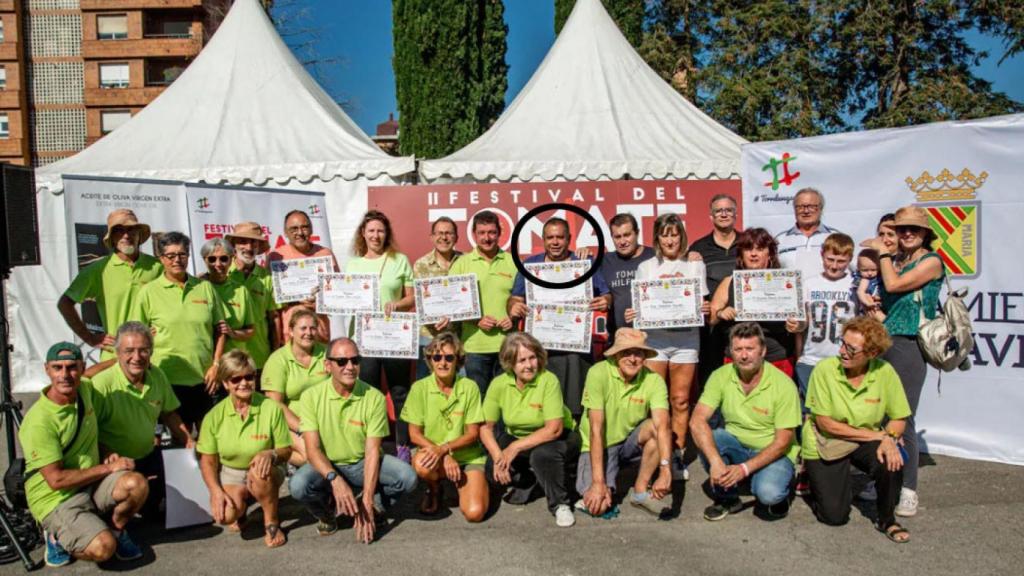 Antonio con el resto de los premiados