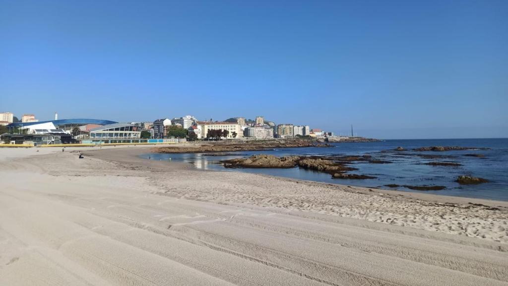 Playa de Riazor.