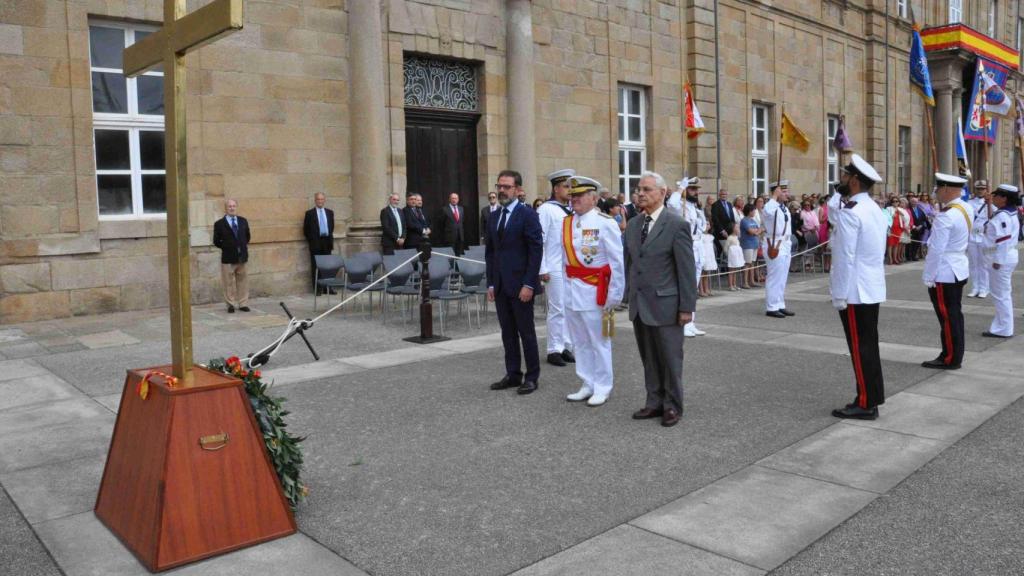 Acto militar celebrado este martes