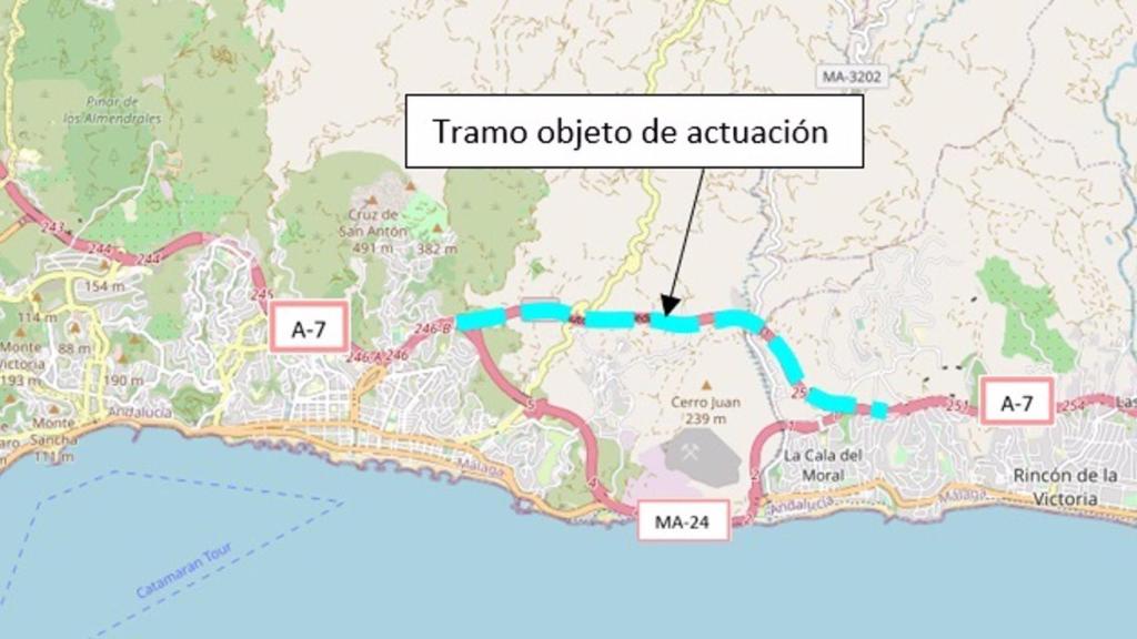 Tramo de la actuación.