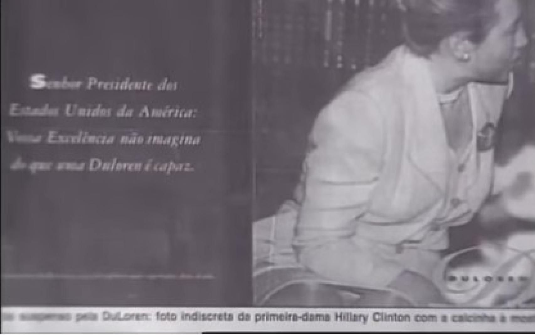 Imagen del anuncio publicado por DuLoren en 1995.