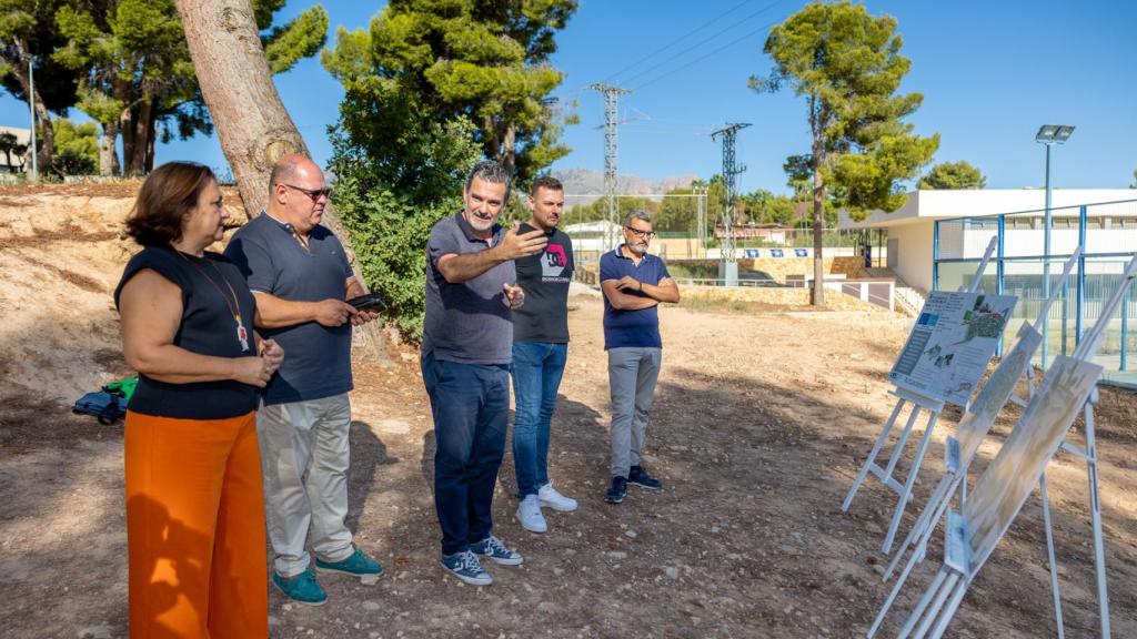 Alfaz del Pi presenta el proyecto Edusi de creación de zona verde junto al pabellón Pau Gasol