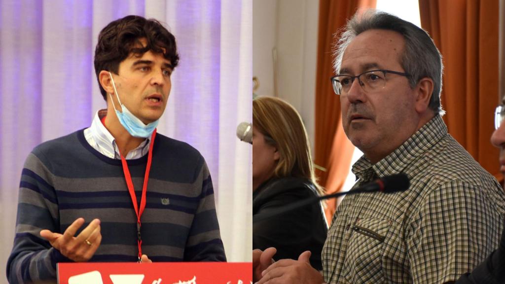 Juan Gascón y Francisco Guarido, en un montaje