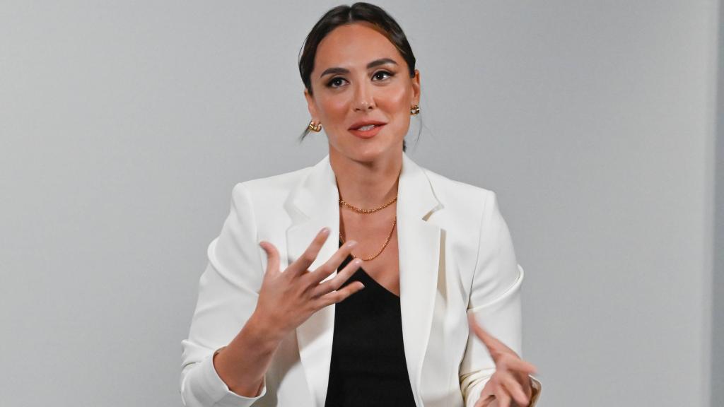 Tamara Falcó, en la presentación de su 'reality' de Netflix.