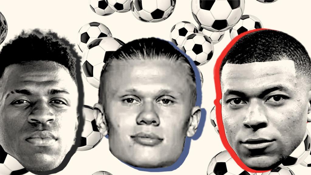 Vinicius, Haaland y Mbappe