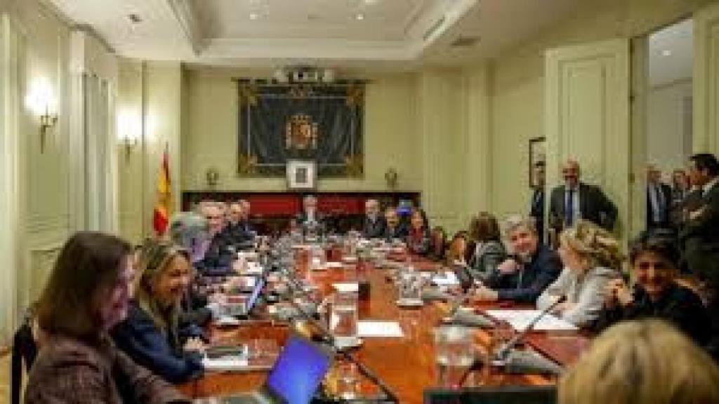 Reunión del pleno del CGPJ, en una imagen de archivo./